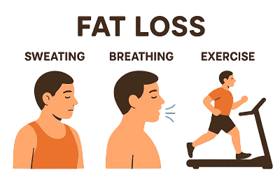 Sweating , breathing and exercise